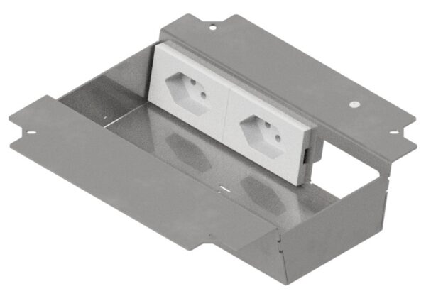 Produktbild UBD 215 228  -  Steckdoseneinsatz für 3+2 FLF inkl. 2xT13, weiss